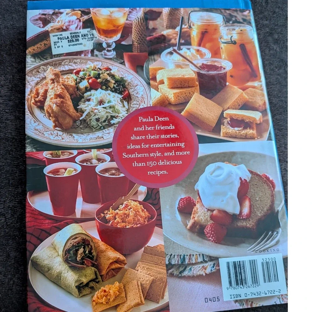 Paula Deen Cookbook Lot 5 Southern Cooking Celebrates Friends Christmas Savannah